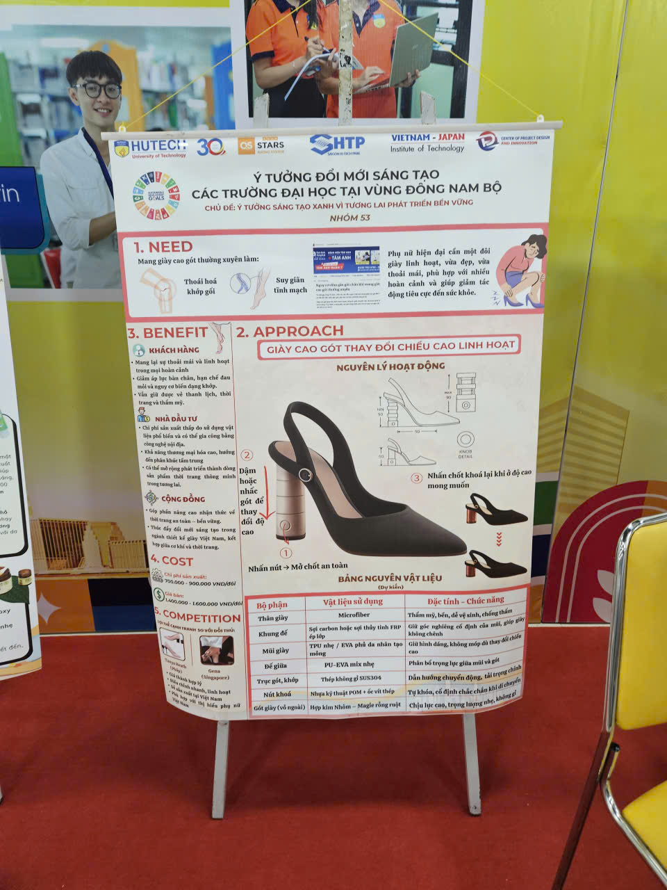 Dự Án: Giày Cao Gót Thay Đổi Chiều Cao Hinh Hoạt